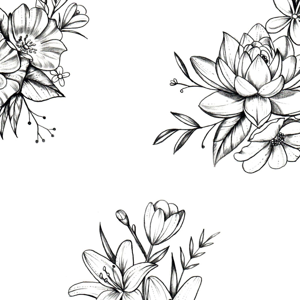 Lotus flower tattoo | Temporary tattoos - minink